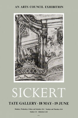 Sickert exhibition poster